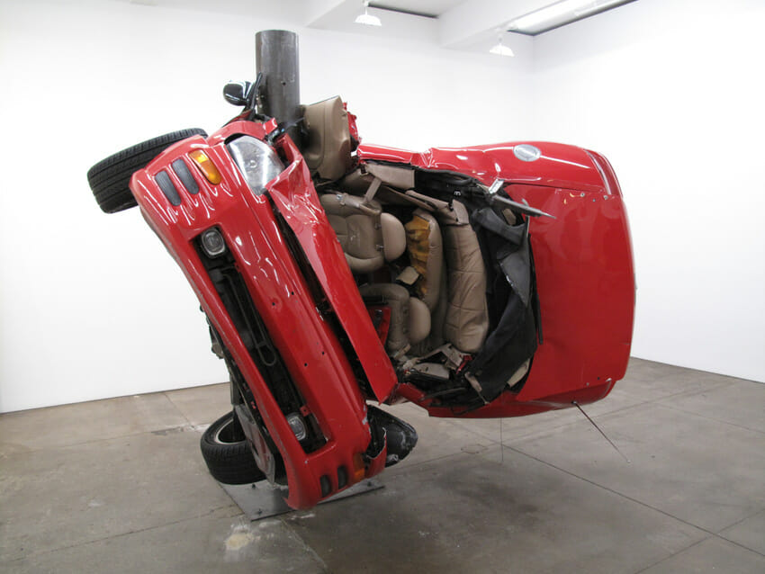 (Artysta: Dirk Skreber "Car Crash Exhibition")